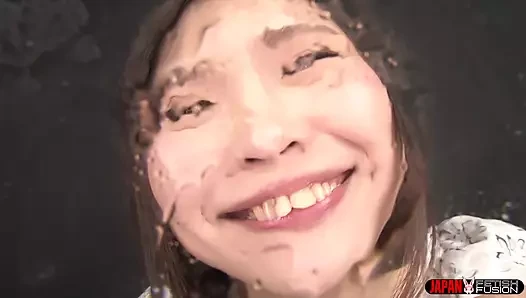 Fetish air liur ekstrem - kursus ngocok kontol penuh air liur dan bau mulut oleh nanoka yuuho