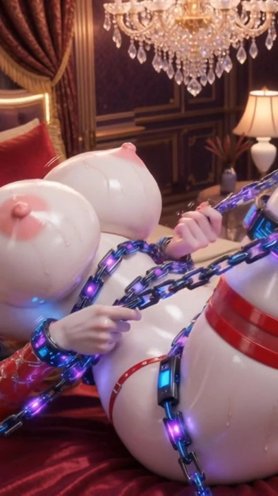 3D Hentai Cowgirl Doll Bound by Smart Chains - Electronic Massage & Ahegao Ecstasy 8K | Clip 2