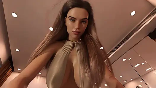 Как потерять свою девственность 15: Первый трах Лео ж / мачеха Аннабель Ч. 1 (поцелуй, сиськи, дрочка)