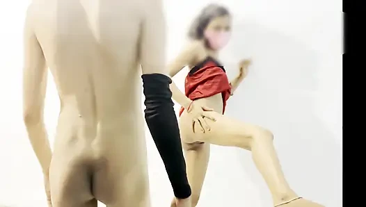 Indian girl and boy Doggy style sex is enjoying