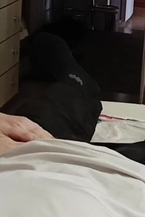 Stepmom Jerks off and Sucks My Dick on the Massage Table and Swallows Cum