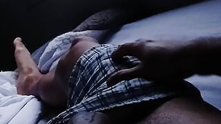 I wake up with a boner and horny and ended with a fap and cum