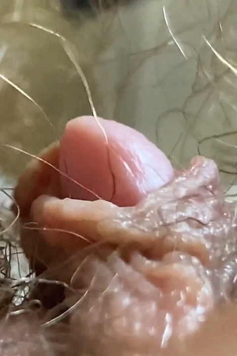 Big clit giantess with model train people extreme close up