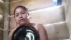 Vídeo do banho nepalês