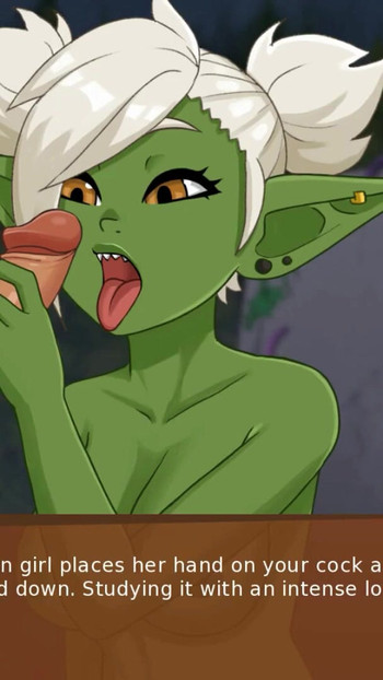Zapanjujući trenutak iz "Kamp žalosti šuma (egziscoming) - deo 21 - Hentai Goblin devojka od LoveskySan69"
