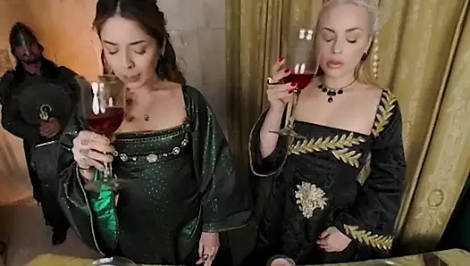 VRCosplayX dreier-tanz der Drachen mit Vanessa Vega und Anna claire clouds teil 1