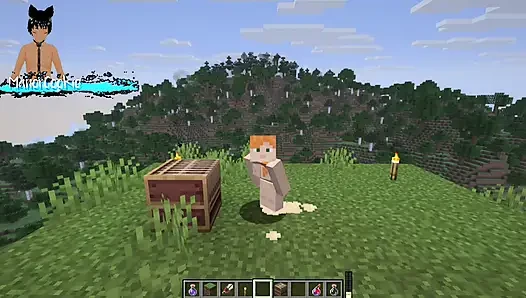 Minecraft mod Needs of Nature - steve dan alex lagi asik masturbasi memamerkan beberapa fitur! Seperti Air Mani!