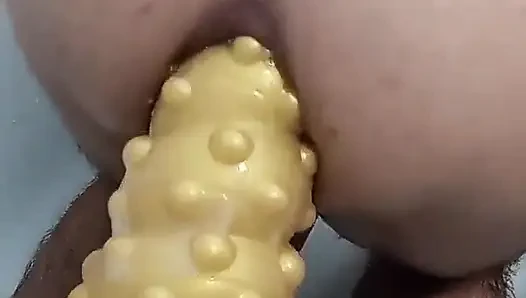 Fucking My Ass with a Huge Dildo