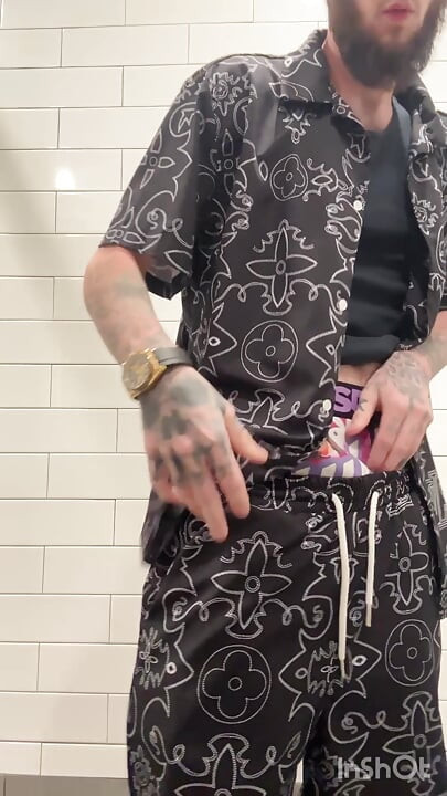 Have to stop in the bathroom while shopping.