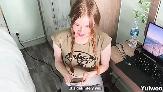 Aku bikin pacar temanku nyepong untuk menjaga rahasianya