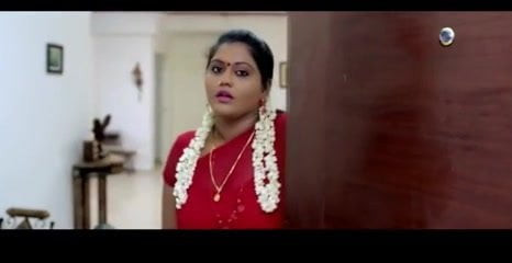 Red saree busty aunty
