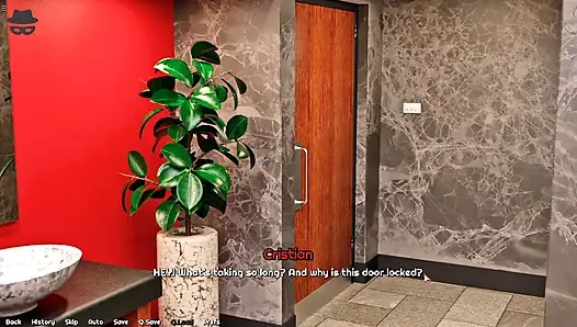 Cheating Wife Lady Officer Having Fun With Alex In Toilet