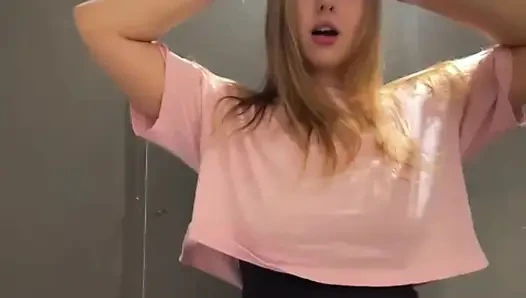 Squirting in the public so hard