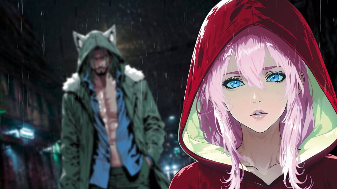Little Red Riding Hood and the Big Black Wolf