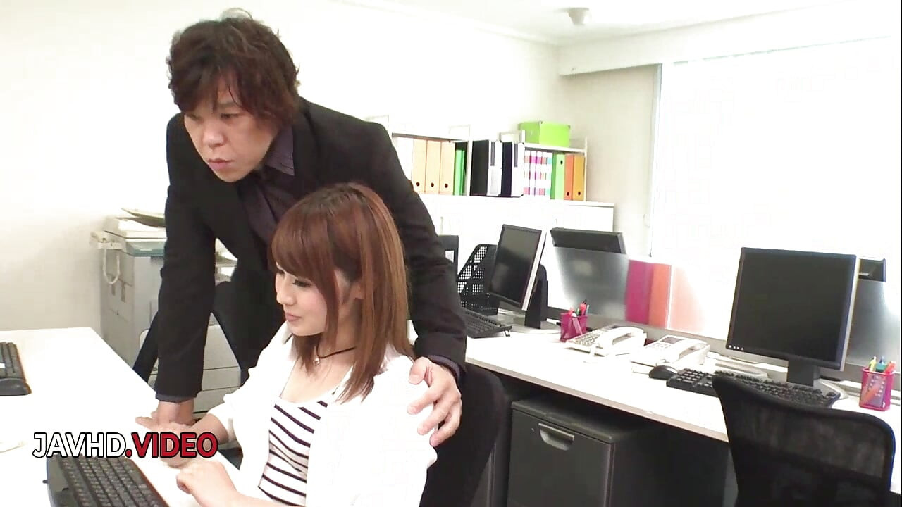 Yumi Maeda's Office Seduction: Busty Blonde Takes Charge with Sexy Skills