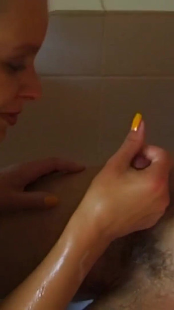Must-share moment from "I want you to come on my tits and I lick your cock"