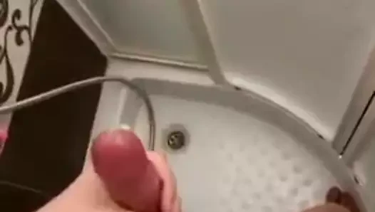 Mastürbasyon kapalı ve sağladım içinde the banyo