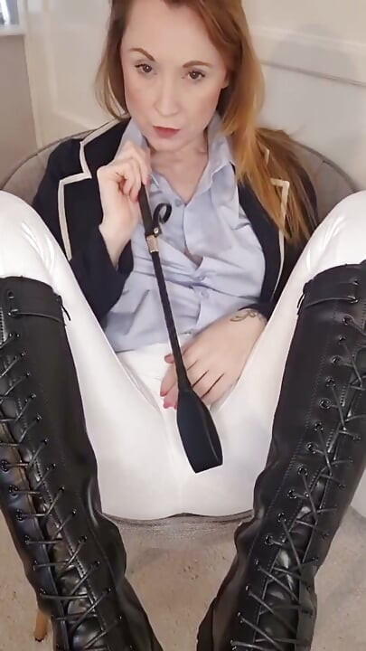 CFNM JOI Boot Fetish Cougar Humiliation and Punishment