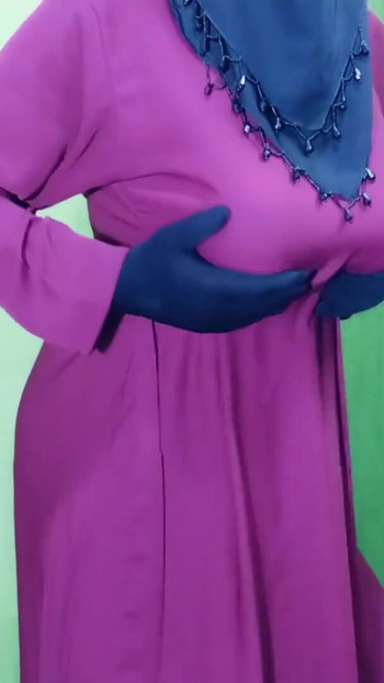 Thrilling moment from "Indian beautiful hijabi muslim couple thirsty for fuck"
