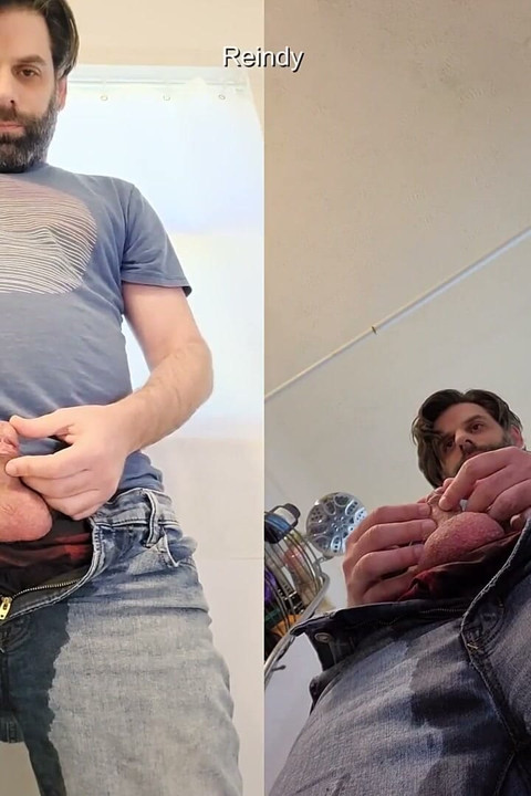 Watch Me Wet Myself and Cum From Two Angles at Once!