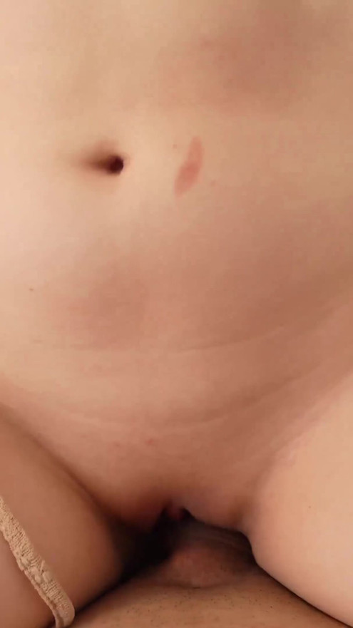 My stepsister caught me masturbating in her bed | Clip 2