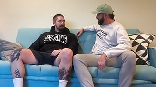 Hung Bros fuck on the couch