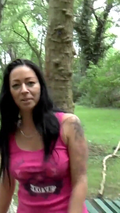 MILF HAS OUTDOOR SEX WITH STRANGER | Clip 1