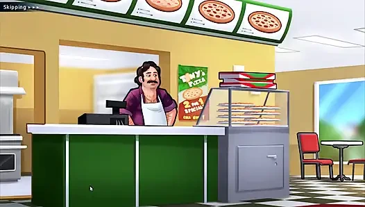 Summertime Saga - Johannes fucked Odette, Johannes fucked Maria, Eva had her baby