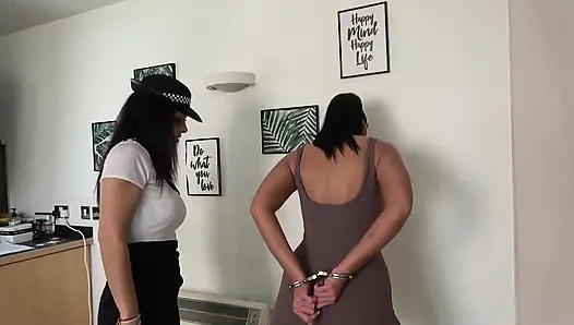 Mila's Courtroom Nightmare: From Handcuffs to Bound and Wrap Gagged Humiliation