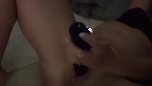 Wife step mom solo sex with toys cumming part 1