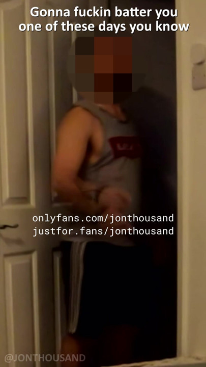 Str8 roommate danger wank!