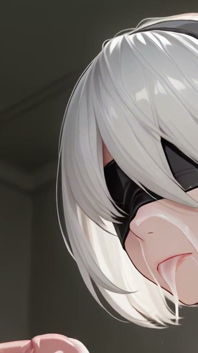 2B NieR: Automata Hentai Cosplay. Dominant Girlfriend Forces Him To Clean Up | Clip 2
