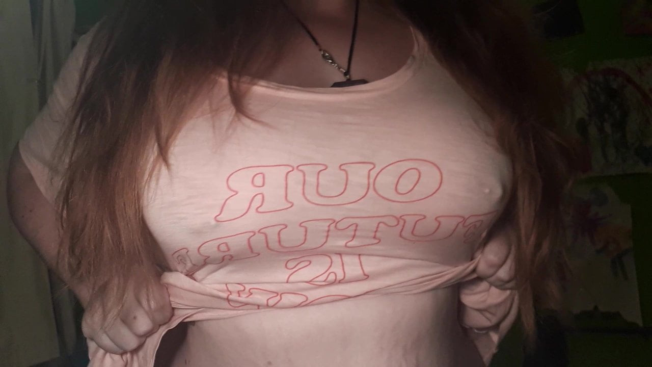 Revealing my tits