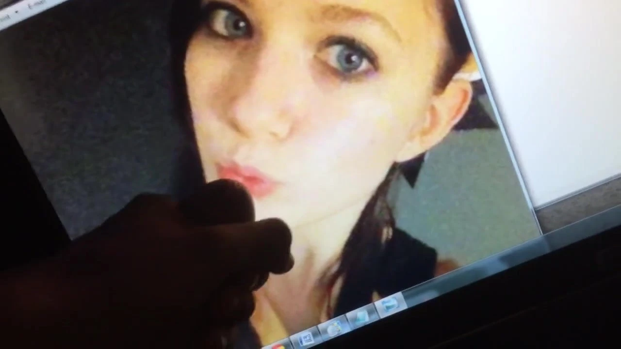 Cumming on her cute lips