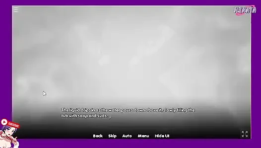 My stepmom NAKED in the BATHTUB of my own HOUSE. Too much soap and water, he asks me for help to rub. Mother in Lust Ep 4