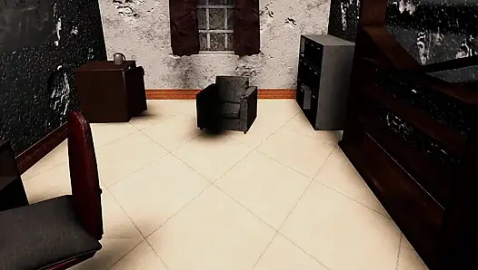 After Hours Dirty Shower at the Office