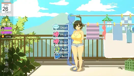 Хентай игра - секс с горячей грудастой женщиной