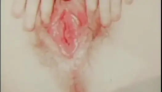 Sweet young vintage girl take a big cock
