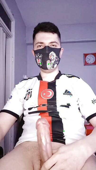 Turkish Jersey Masturbation at Home Cumshot