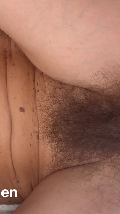 Hairy mature full frontal missionary anal | Clip 2