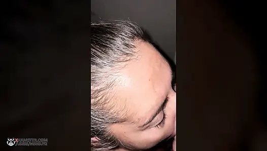 Lorie Cree sucking and swallowing step-son