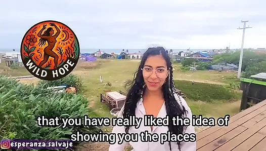 Acrobatic sex with islander in a cabin surrounded by ocean, strong and very hard sex, many positions, cum is taken