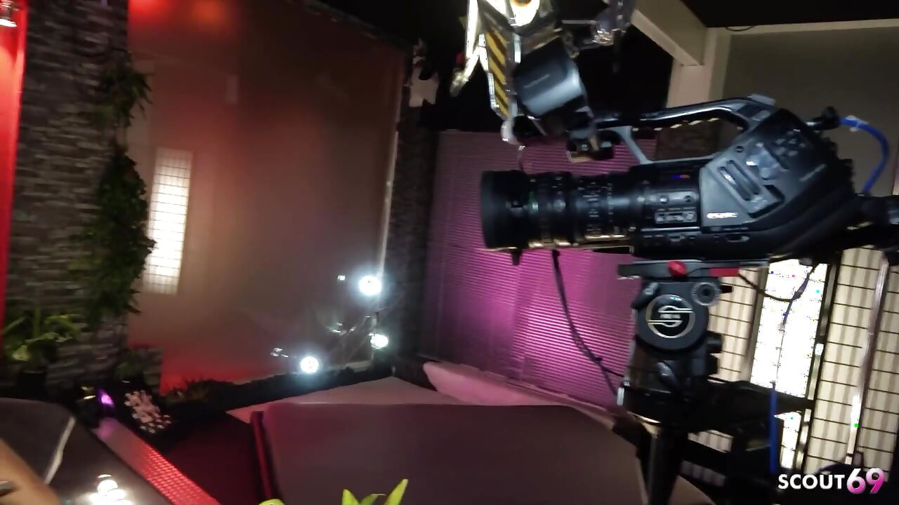 German Curvy Big Ass Teen Sofia Seduce to Suck at First Time Model Job