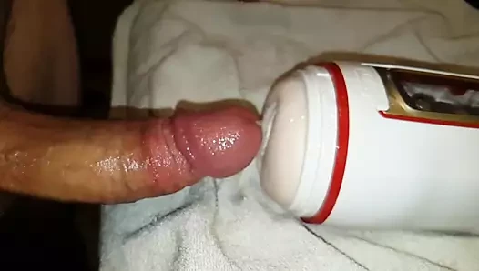 Dış oyuncak Creampie