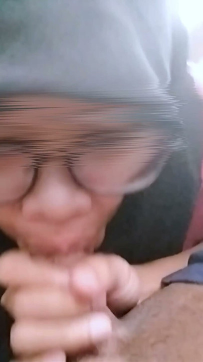 Naughty Hijab Girl So Horny, She Sucks Taxi Driver Cock in the Car Backseat - Minokiiko | Clip 2