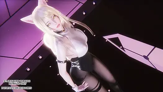 MMD CHUNG HA - STRESS - Tari Liga Legenda Kpop Seksi Ahri - Hentai Tanpa Sensor 4K 60FPS