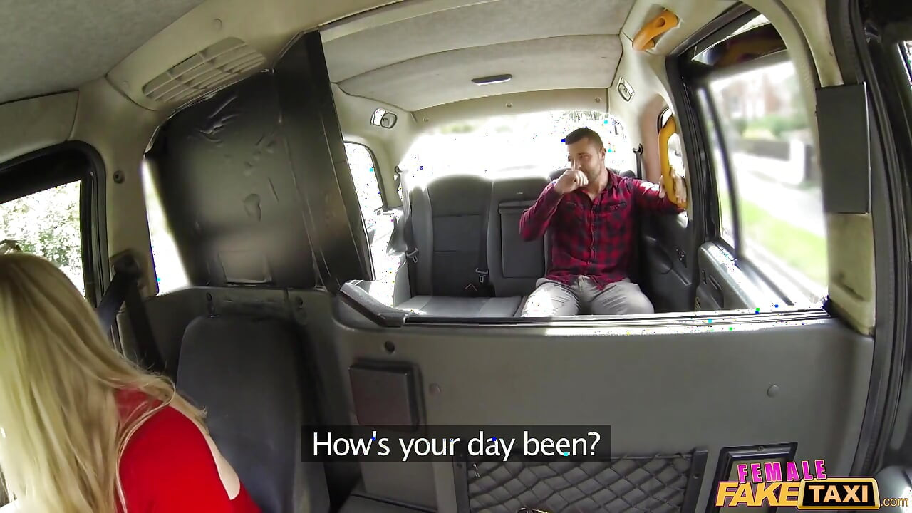 Female Fake Taxi - Horny Big Tit Max Takes a Risk Flashing in a Parking Lot & Scores a Filthy Car Fuck & Anal Fun