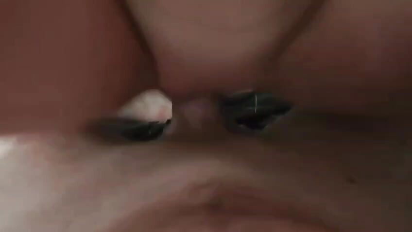 German teen rides on cock