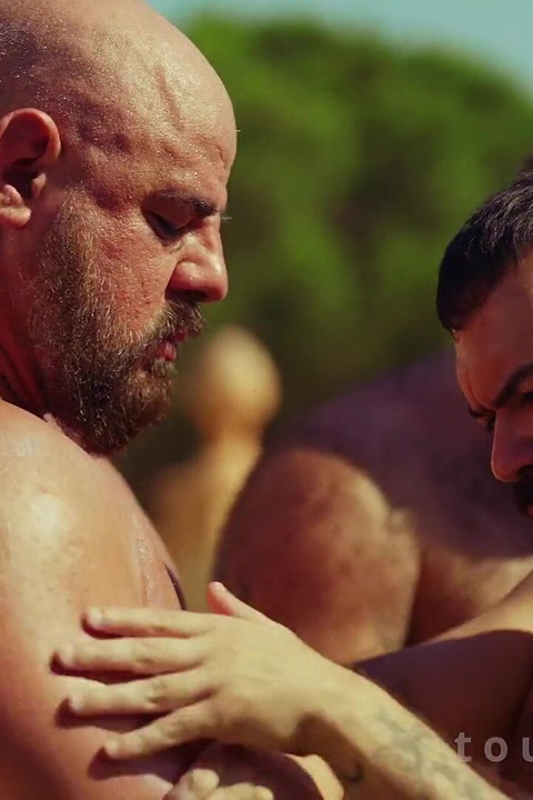 Putting Sun Cream on Two Big Handsome Bears Massage Asmr