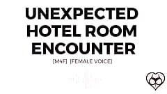 Erotica Audio Story: Unexpected Hotel Room Encounter (M4F)